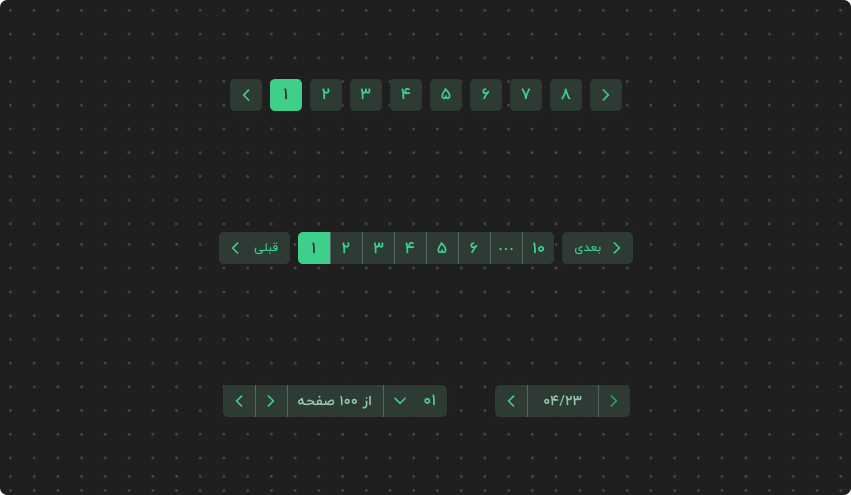 pagination dark mode
